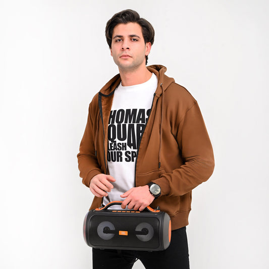100% Cotton Milton and fabric fur Jacket - With Anti-theft Hidden Pockets - Elite Collection