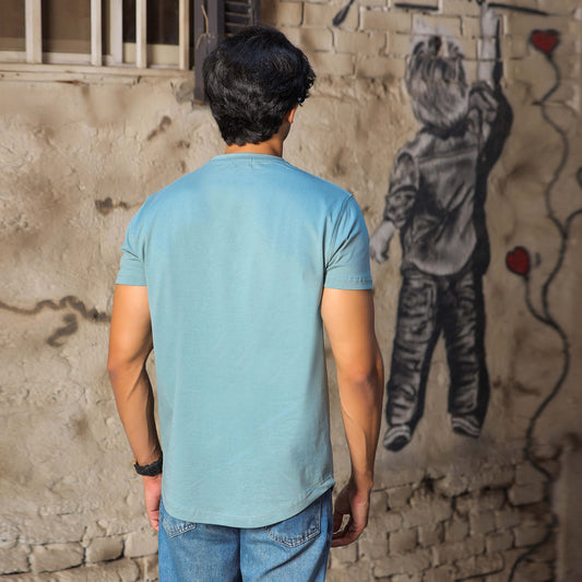 100% cotton - FIGURED CURVE T-SHIRT – Elite Collection