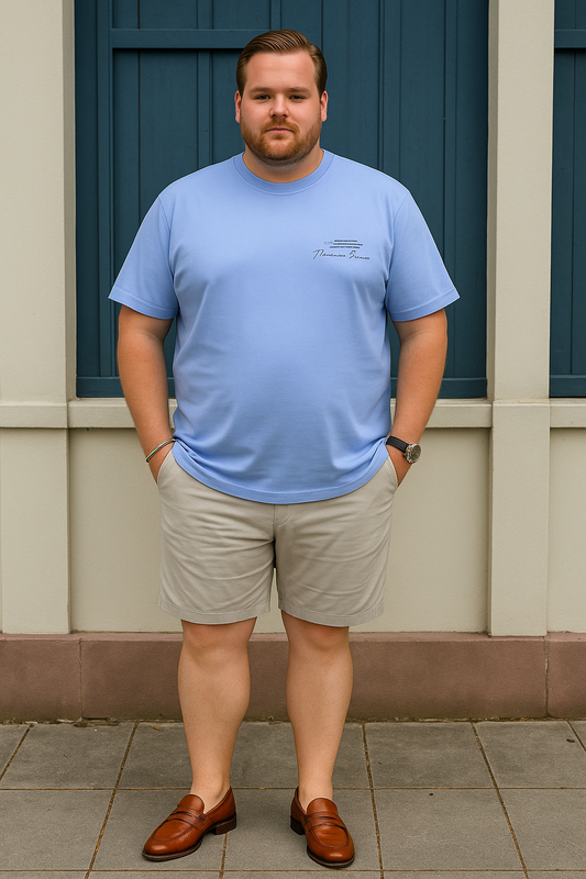 Thomas-Square - BIG-MAN Smart Oversize Printed Thomas Signature T-Shirt - 100% cotton