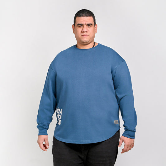 Over Size curved printed T-shirt - Vini Vidi Vici