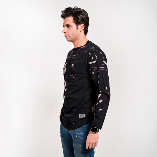 Winter Curved Tie dye T-shirt - Safari edition