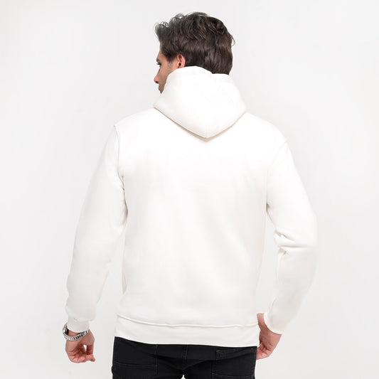 100% Cotton - Milton Hoodie – With Anti-theft Hidden Pockets - Elite Collection - White