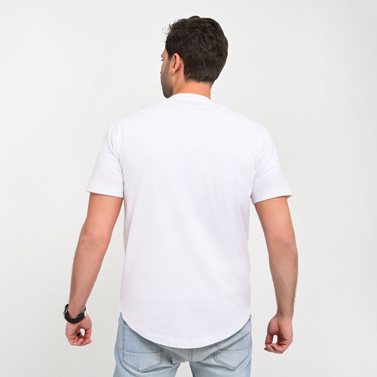 100% Soft cotton - curved T-shirt – Elite Collection