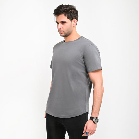 100% Soft cotton - curved T-shirt – Elite Collection