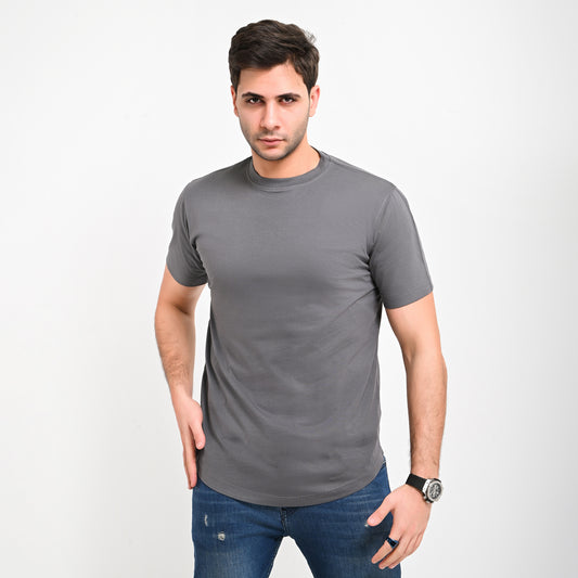 100% Soft cotton - curved T-shirt – Elite Collection