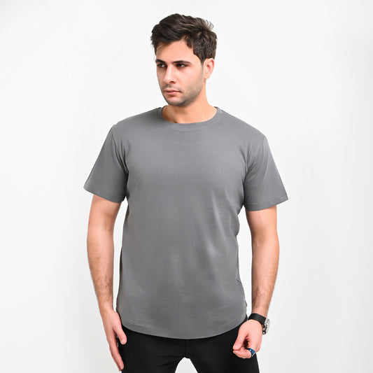 100% Soft cotton - curved T-shirt – Elite Collection