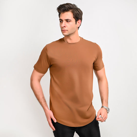 100% Soft cotton - curved T-shirt – Elite Collection