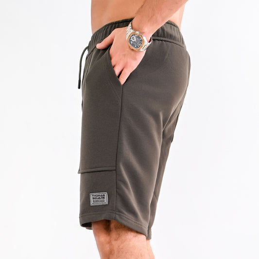 short With long pockets & Leather badge