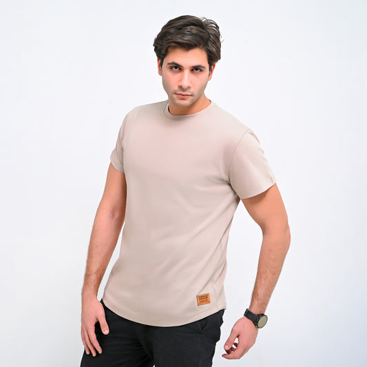100% cotton - FIGURED CURVE T-SHIRT – Elite Collection