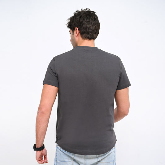 100% cotton - FIGURED CURVE T-SHIRT – Elite Collection