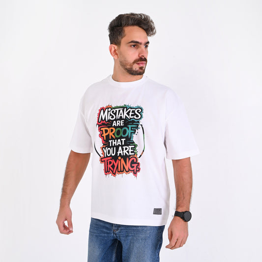 100% Cotton - Printed Summer Boxy Fit Tee –  The Proof - Elite Collection
