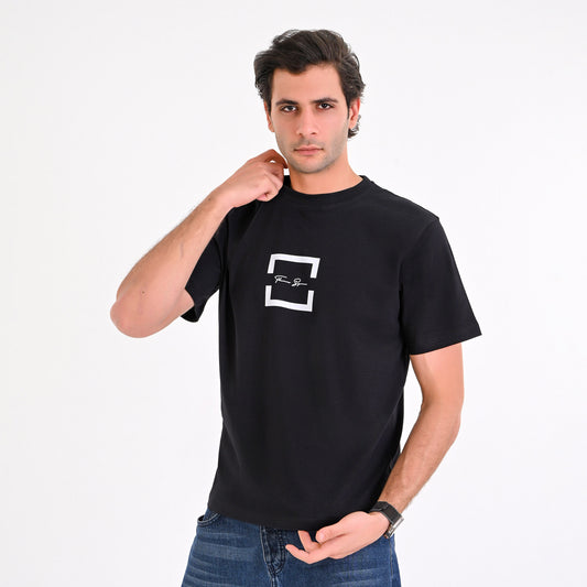 The Signature Square - 100% Soft Cotton - Summer Printed Basic T-shirt