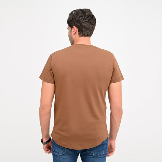 100% Cotton - Printed Curve T-shirt - Elite collection