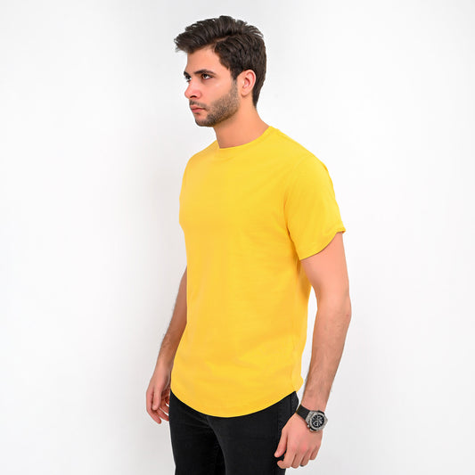100% Soft cotton - curved T-shirt – Elite Collection