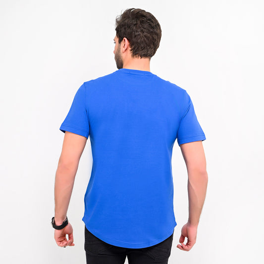 100% Soft cotton printed curved t-shirt VENI VIDI VICI